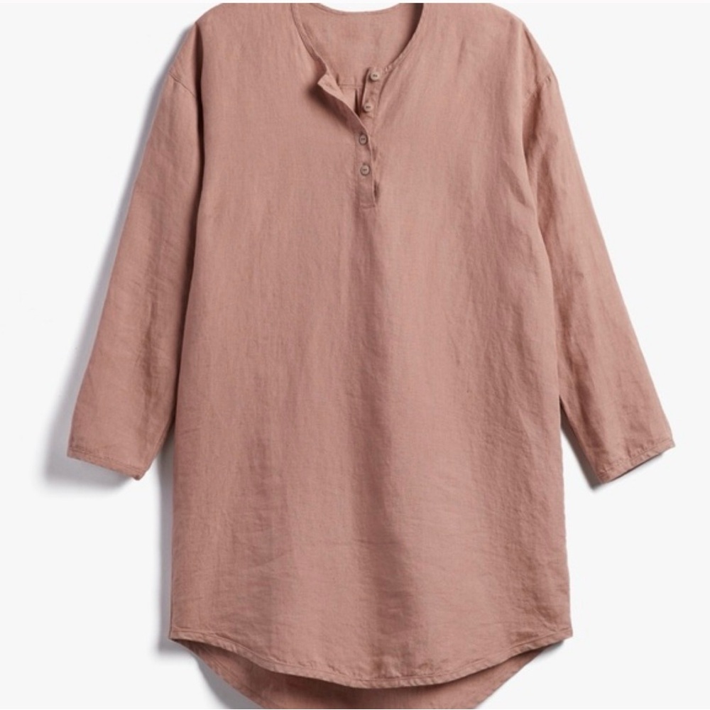 Parachute Dusty Rose 100% Linen Tunic Small